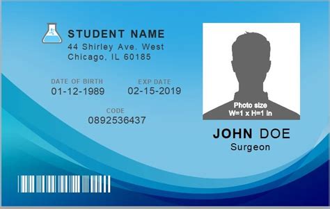 student id smart card|free printable student id card.